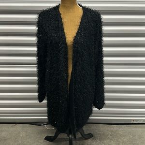 Skies are Blue - Size XXL Black Open Front Cardigan Nw/oT